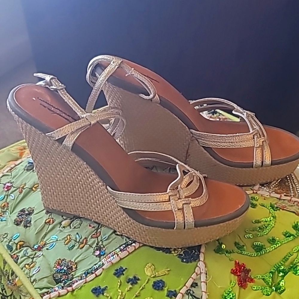 American Eagle NWOT Wedge Sandal Sz 9